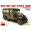 MiniArt 1/35 GAZ-05-193 Staff Bus katonai jármű modell