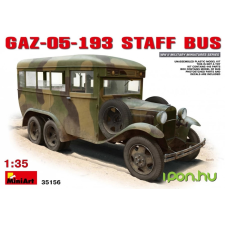 MiniArt 1/35 GAZ-05-193 Staff Bus katonai jármű modell katonásdi