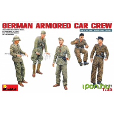 MiniArt 1/35 German Armored Car Crew katonai modell figurák makett