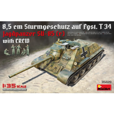 MiniArt 1/35 Jagdpanzer SU-85 (r) német önjáró löveg modell figurákkal makett