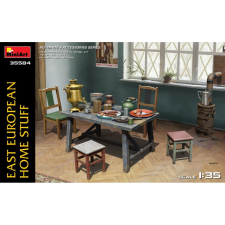 MiniArt 1/35 Kelet europai lakberendezési tárgyak épület modell kiegészítő szett makett