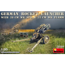  MiniArt German Rocket Launcher w/28cmWK Spr&32cmWK Flamm 1:35 (35269) makett
