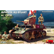  MiniArt Japanese M3 Stuart w/ Crew 1:35 (35454) makett
