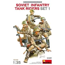  MiniArt Soviet Infantry Tank Riders Set 1 1:35 (35309) makett