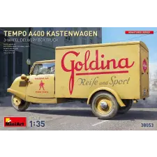  MiniArt Tempo A400 Kastenwagen 3-Wheel Delivery Box Truck 1:35 (38053) makett