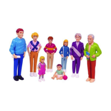 Miniland Európai család, 8 db-os, MINILAND, ML27395 játékfigura