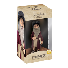 Minix 67 Special - Leonardo Da Vinci gyűjthető Festőművész figura 12cm (16105) játékfigura