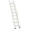 MINKA helytakarékos lépcső Strong  lucfenyő fehér 8 fok szintmagasság 199 cm