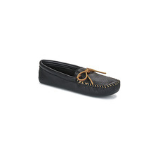 Minnetonka Mokkaszínek DOUBLE DEERSKIN SOFTSOLE Fekete 44 férfi cipő