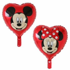 Minni és Mickey egeres szívecskés fólia lufi party kellék