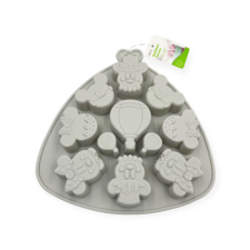  Minnie&amp;Mickey forma, szilikon, 21×23 cm, 11 db sütés és főzés