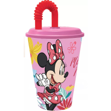 Minnie Disney Minnie Spring szívószálas pohár, műanyag 430 ml babaétkészlet