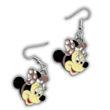 Minnie egér fülbevaló fülbevaló
