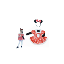 Minnie egérlány farsangi jelmez gyerekeknek - L méret (120-130 cm) jelmez