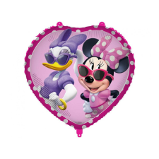  Minnie fóliás lufi 46cm szívecske party kellék