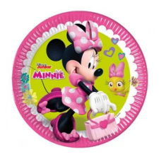  Minnie Happy Helpers papírtányér - 23 cm, 8 db / csomag party kellék