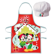 Minnie , Mickey karácsony gyerek kötény 2 darabos szett konyhakészlet