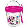 Minnie pohár snack tartó fedéllel és kanállal 350 ml