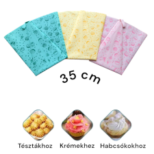  Mintás habzsák, műanyag, 35 cm sütés és főzés