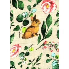 Mintás textil pelenka 1db-os - nyuszi mosható pelenka