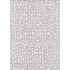 Mintás textil pelenka 1db-os - szürke fehér csillagokkal mosható pelenka