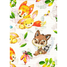 Mintás textil pelenka 1db-os - vidám barátok mosható pelenka