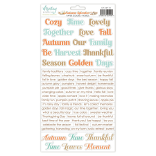 Mintay Papers Autumn Splendor Matrica Paper Stickers Words 1 csomag matrica