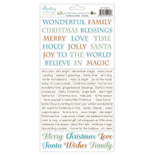 Mintay Papers Christmas Blessings Matrica Paper Stickers Words 1 csomag matrica