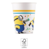 Minyonok Minions The Rise of Gru, Minyonok papír pohár 8 db-os 200 ml FSC