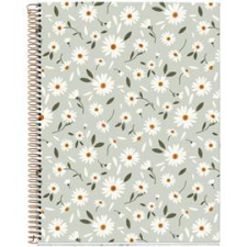 MIQUELRIUS Green Flowers A4 4x30 lap vonalas spirálfüzet (A15296GR81) füzet