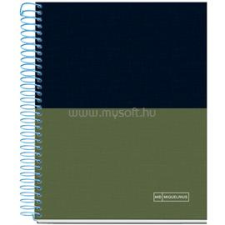 MIQUELRIUS Rider Green A5 4x35 lap kockás spirálfüzet (A15295RG27) füzet