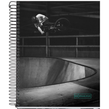 MIQUELRIUS Skate Park A5 4x35 lap kockás spirálfüzet (A15296RP27) füzet