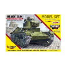 Mirage Hobby 7TP lengyel harckocsi műanyag modell (1:35) autópálya és játékautó