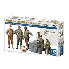  Mirage Hobby FRENCH 2nd ARMORED DIV. SOLDIERS 1:72 (720013) makett