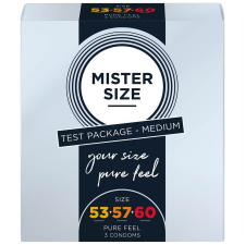 Mister Size - 53-57-60 (3 condoms) óvszer