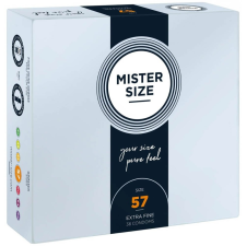 Mister Size 57 mm Condoms 36 pieces síkosító