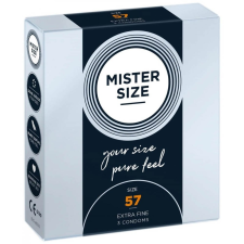 Mister Size 57 mm Condoms 3 pieces óvszer