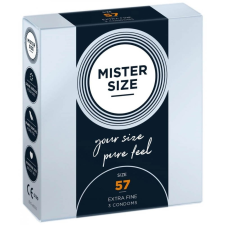 Mister Size 57 mm Óvszer 3 db óvszer