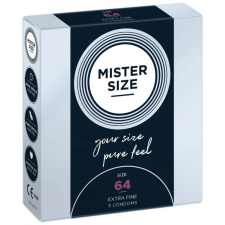 Mister Size MISTER SIZE 64 mm Condoms 3 pieces óvszer