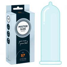 Mister Size Mister Size thin 57 mm vékony óvszer - 10 db óvszer