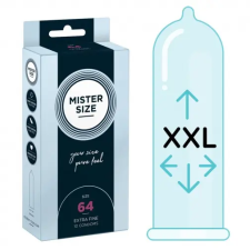 Mister Size Mister Size thin 64 mm vékony óvszer - 10 db óvszer