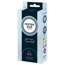 Mister Size Mister Size vékony óvszer - 64mm (10db) óvszer