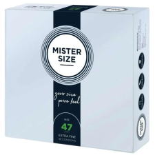 Mister Size vékony óvszer - 47mm (36db) óvszer