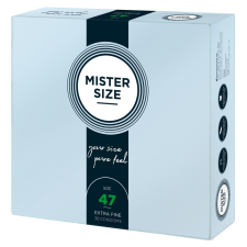 Mister Size vékony óvszer - 47mm (36db) óvszer