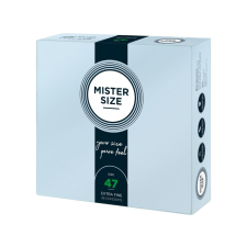 Mister Size vékony óvszer - 47mm (36db) óvszer