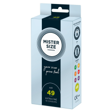 Mister Size vékony óvszer - 49mm (10db) óvszer