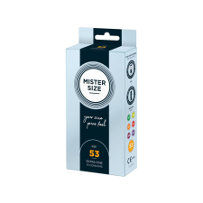 Mister Size vékony óvszer - 53mm (10db) óvszer