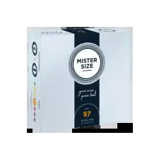 Mister Size vékony óvszer - 57 mm  Kiszerelés: 36 db (04137470000) óvszer