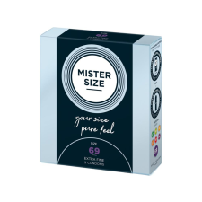 Mister Size vékony óvszer - 69mm (3db) óvszer