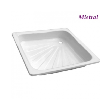  Mistral acéllemez zuhanytálca 90x90 szögletes kád, zuhanykabin